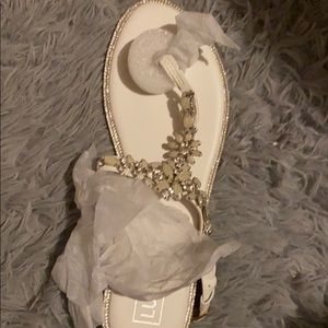 Wedding/ dressy flat sandals